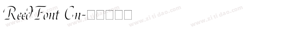 ReedFont Cn字体转换